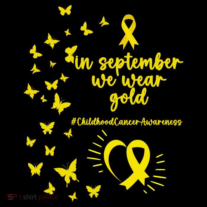 In September We Wear Gold Childhood Cancer Awareness Flatbill Hat