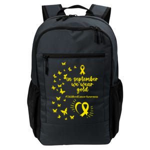 In September We Wear Gold Childhood Cancer Awareness Daily Commute Backpack