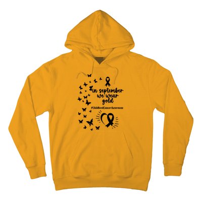 In September We Wear Gold Childhood Cancer Awareness Hoodie