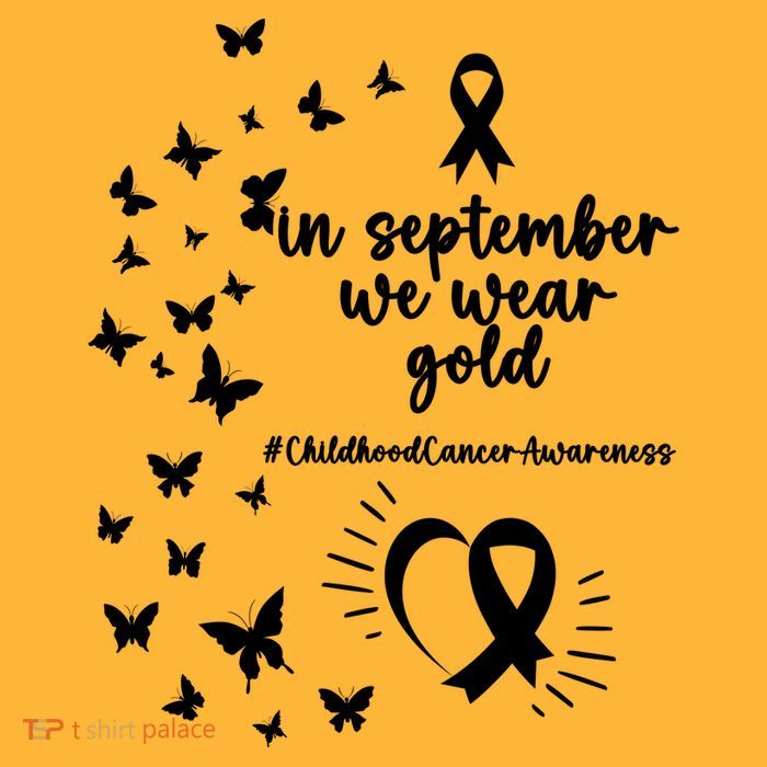 In September We Wear Gold Childhood Cancer Awareness Baby Bodysuit