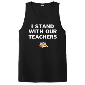 I Stand With Our Teachers & Stand Against Book Banning! PosiCharge Competitor Tank