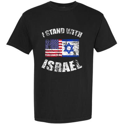 I Stand With Israel My Support Israel Flag Pride Garment-Dyed Heavyweight T-Shirt