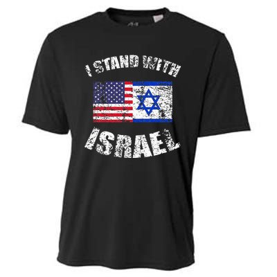 I Stand With Israel My Support Israel Flag Pride Cooling Performance Crew T-Shirt