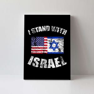 I Stand With Israel My Support Israel Flag Pride Canvas