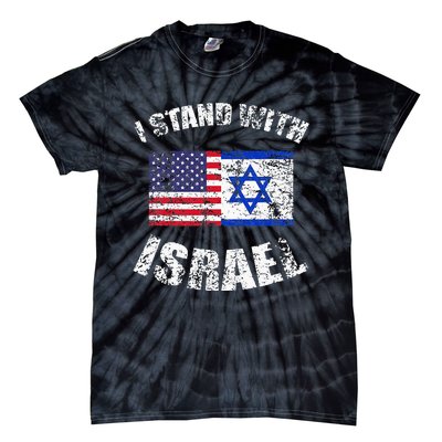 I Stand With Israel My Support Israel Flag Pride Tie-Dye T-Shirt