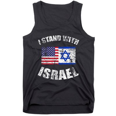 I Stand With Israel My Support Israel Flag Pride Tank Top