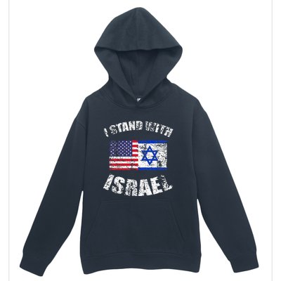 I Stand With Israel My Support Israel Flag Pride Urban Pullover Hoodie