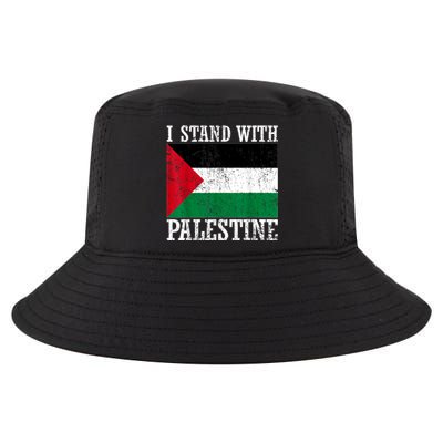 I Stand With Palestine Palestinian Flag Palestine Pride Cool Comfort Performance Bucket Hat