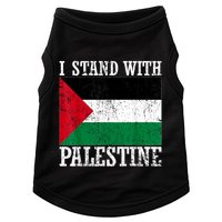 I Stand With Palestine Palestinian Flag Palestine Pride Doggie Tank