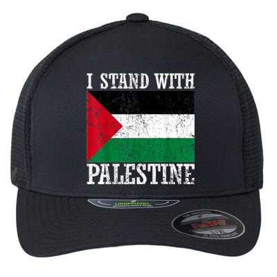 I Stand With Palestine Palestinian Flag Palestine Pride Flexfit Unipanel Trucker Cap