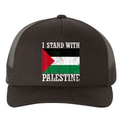 I Stand With Palestine Palestinian Flag Palestine Pride Yupoong Adult 5-Panel Trucker Hat