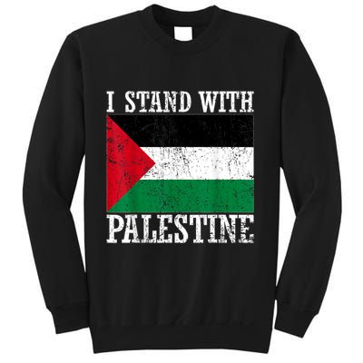 I Stand With Palestine Palestinian Flag Palestine Pride Sweatshirt