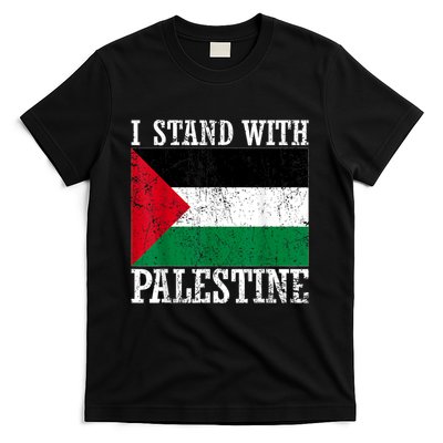I Stand With Palestine Palestinian Flag Palestine Pride T-Shirt