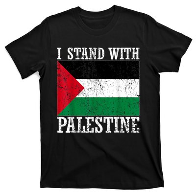 I Stand With Palestine Palestinian Flag Palestine Pride T-Shirt