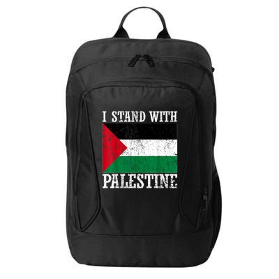 I Stand With Palestine Palestinian Flag Palestine Pride City Backpack