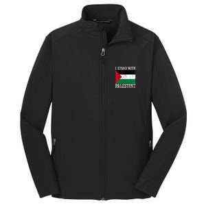 I Stand With Palestine Palestinian Flag Palestine Pride Core Soft Shell Jacket