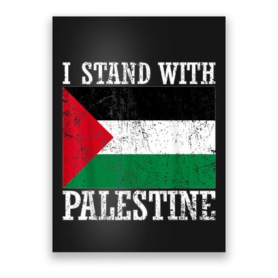 I Stand With Palestine Palestinian Flag Palestine Pride Poster