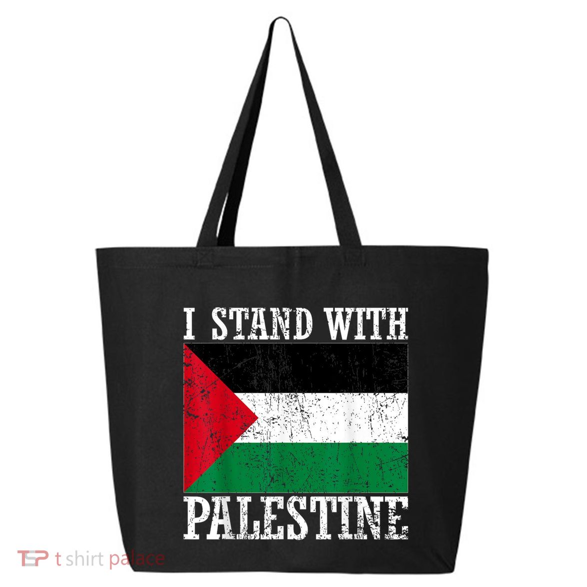 I Stand With Palestine Palestinian Flag Palestine Pride 25L Jumbo Tote