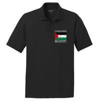 I Stand With Palestine Palestinian Flag Palestine Pride PosiCharge RacerMesh Polo