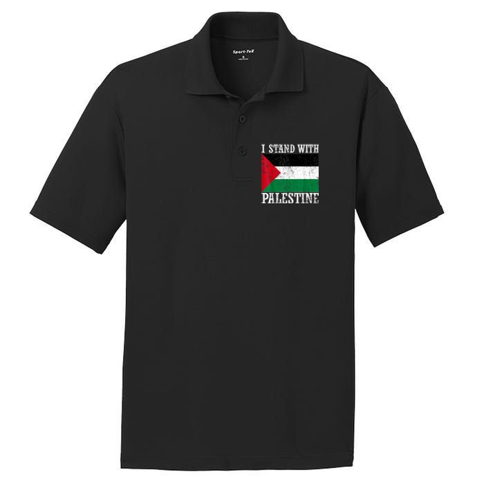 I Stand With Palestine Palestinian Flag Palestine Pride PosiCharge RacerMesh Polo