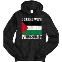 I Stand With Palestine Palestinian Flag Palestine Pride Tie Dye Hoodie