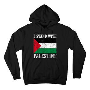 I Stand With Palestine Palestinian Flag Palestine Pride Tall Hoodie