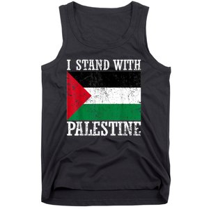 I Stand With Palestine Palestinian Flag Palestine Pride Tank Top