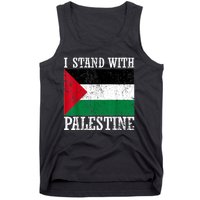 I Stand With Palestine Palestinian Flag Palestine Pride Tank Top