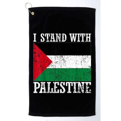 I Stand With Palestine Palestinian Flag Palestine Pride Golf Towel