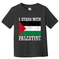I Stand With Palestine Palestinian Flag Palestine Pride Toddler T-Shirt