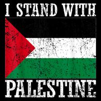 I Stand With Palestine Palestinian Flag Palestine Pride Toddler T-Shirt