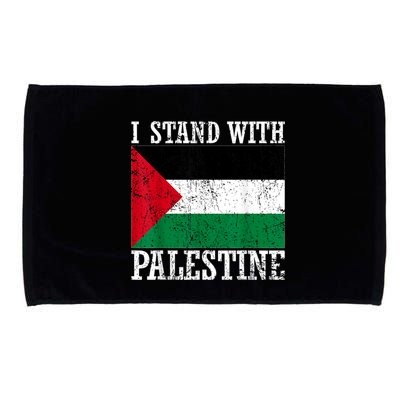 I Stand With Palestine Palestinian Flag Palestine Pride Microfiber Hand Towel