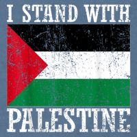 I Stand With Palestine Palestinian Flag Palestine Pride Garment-Dyed Sweatshirt
