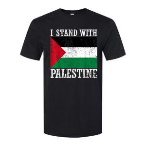 I Stand With Palestine Palestinian Flag Palestine Pride Softstyle CVC T-Shirt