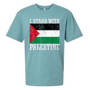 I Stand With Palestine Palestinian Flag Palestine Pride Sueded Cloud Jersey T-Shirt