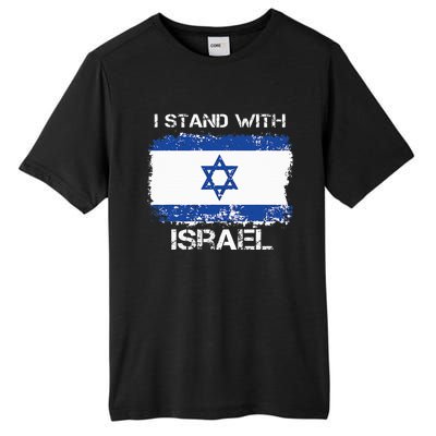 I Stand With Israel Support Israel Love Israeli Tall Fusion ChromaSoft Performance T-Shirt