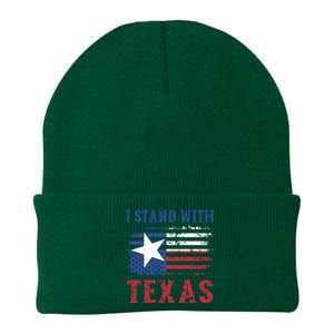 I Stand With Texas Flag Usa State Of Texas Knit Cap Winter Beanie