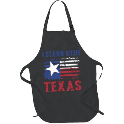 I Stand With Texas Flag Usa State Of Texas Apron