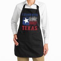 I Stand With Texas Flag Usa State Of Texas Apron