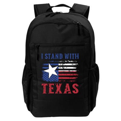 I Stand With Texas Flag Usa State Of Texas Backpack