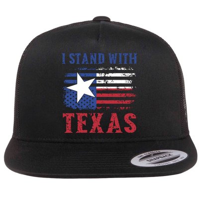I Stand With Texas Flag Usa State Of Texas Flatbill Hat