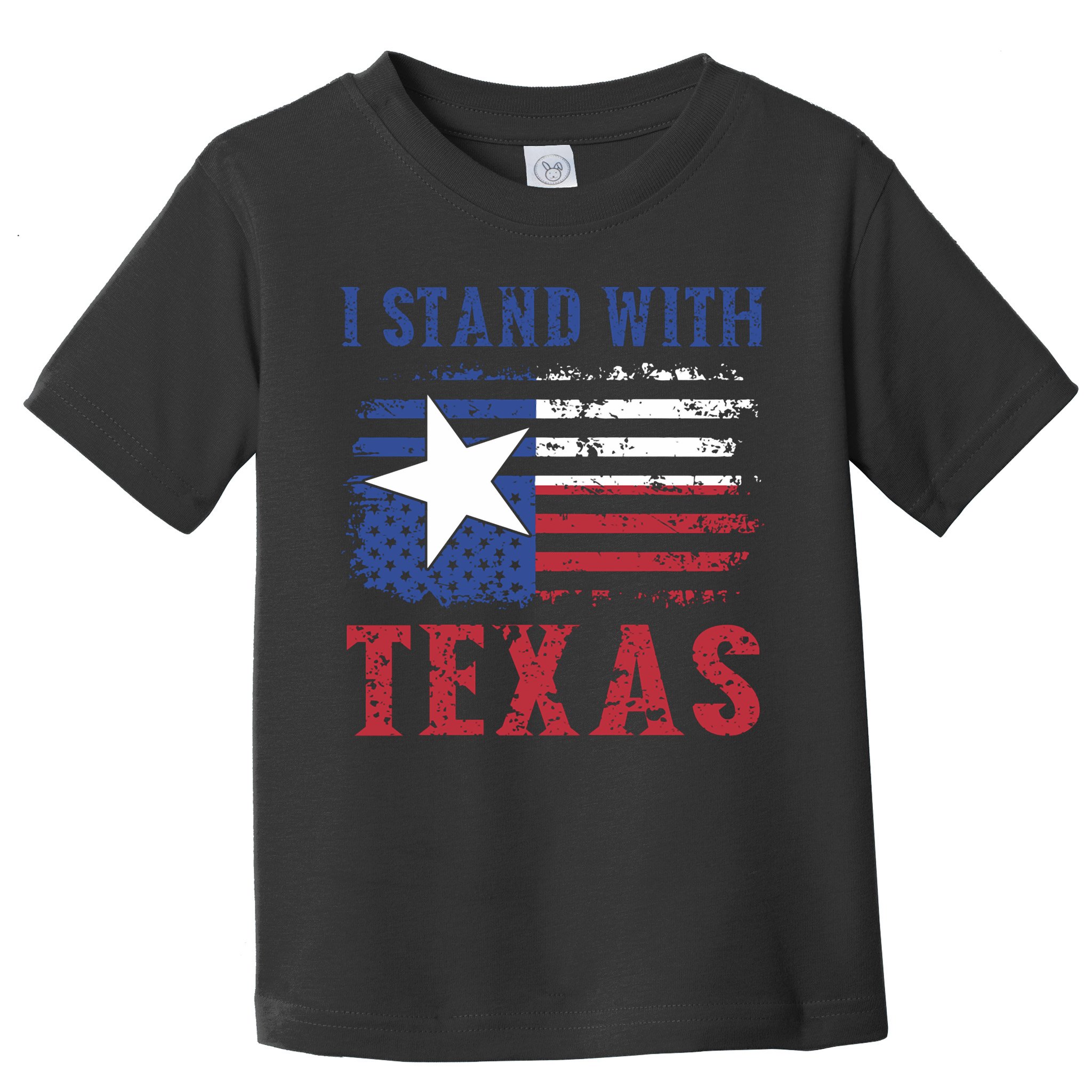 I Stand With Texas Flag Usa State Of Texas Toddler T-Shirt