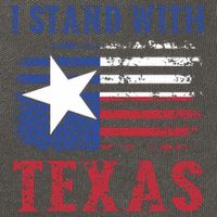 I Stand With Texas Flag Usa State Of Texas Cotton Canvas Backpack