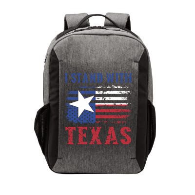 I Stand With Texas Flag Usa State Of Texas Vector Backpack
