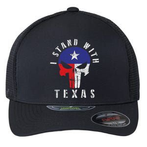 I Stand With Texas Flexfit Unipanel Trucker Cap