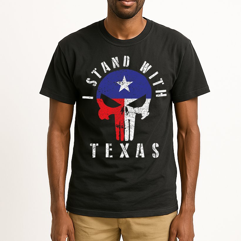 I Stand With Texas Tall T-Shirt