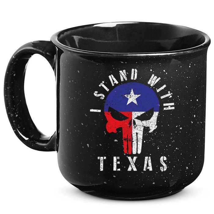 I Stand With Texas 15oz Campfire Ceramic Mug