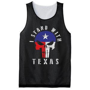 I Stand With Texas Mesh Reversible Basketball Jersey Tank