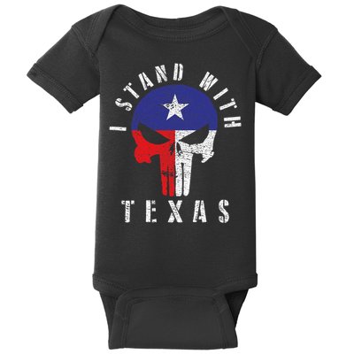 I Stand With Texas Baby Bodysuit