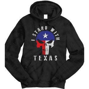 I Stand With Texas Tie Dye Hoodie